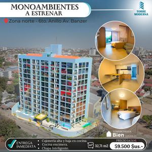 Monoambientes En La Banzer. Desde Us$54.000 A Tc Oficial