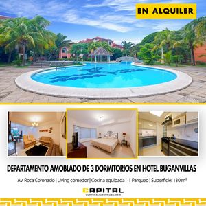 En Hotel Buganvillas Dpto Amoblado