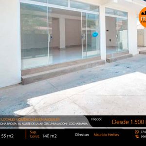 En Alquiler 2 Locales Comerciales Zona Pacata Cochabamba