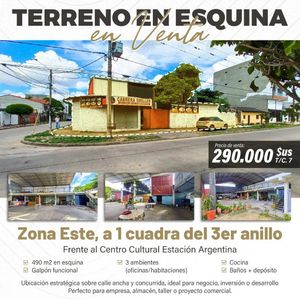 Terreno En Esquina Con Galpón – Zona Este