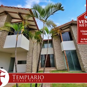 Venta Casa De 6 Dormitorios Con Piscina - Av. Mutualista 4to Anillo