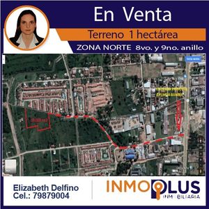 Terreno En Venta De 1 Hectárea Avenida Banzer Entre 8vo. Y 9no. Anillo 