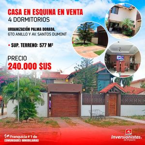Casa En Venta Zona Sur 