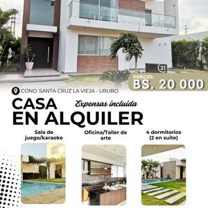 Casa En Alquiler - Santa Cruz La Vieja