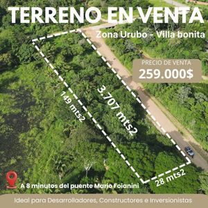 Terreno En Venta, Urubo
