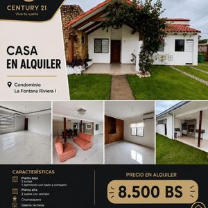 Casa En Alquiler - Fontana La Riviera 1