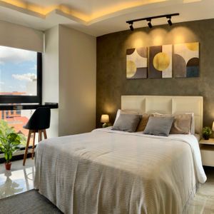 Departamento En Equipetrol De 1 Dormitorio Amoblado En Alquiler