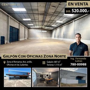 Galpon En Venta Por El Remanso, Zona Norte