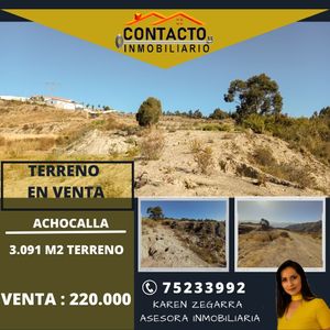 Terreno En Venta - Achocalla