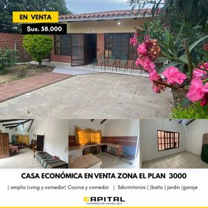 Plan 3000 Vendo Casa Economica