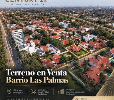 En Venta | Amplio Terreno En Exclusivo Barrio Las Palmas
