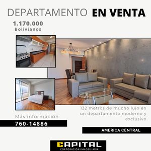 Oferta! Lujoso Departamento En Venta América Central, Cochabamba