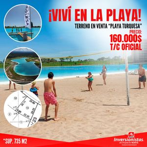Terreno A Precio De Ocasión En Condominio Playa Turquesa - Sector Azul 