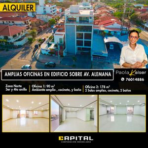 Oficinas Corporativas En Alquiler, Avenida Alemana, Santa Cruz, Bolivia
