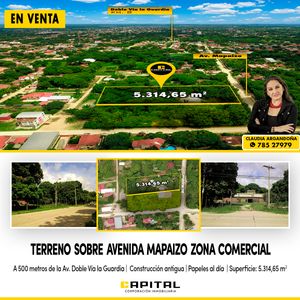 Vendo Terreno Sobre Avenida Mapaizo