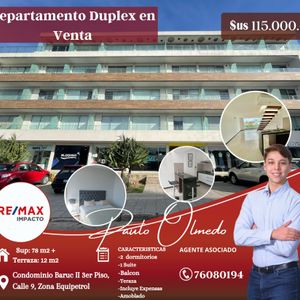 Departamento Duplex En Condominio Baruc II - Equipetrol