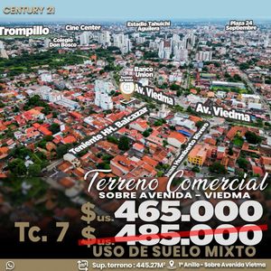 Terreno En Venta - Zona Centro Santa Cruz