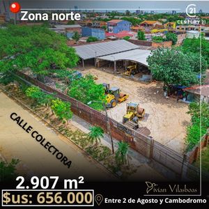 Terreno De 2.907 M2. Entre 2 De Agosto Y Cambodromo