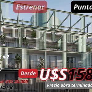 Punta Carretas - Estrenar Septiembre - 1 Dormitorio 2 Baños Terraza - Lateral