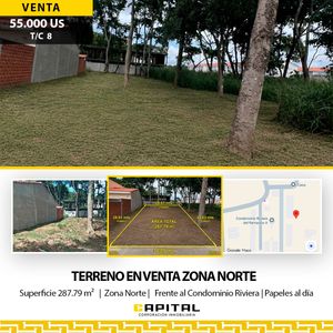 Terreno En Venta Frente A Riviera El Remanso