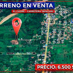 Terreno De 1500 Metros En El Chore En Venta