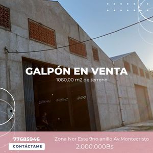 Galpon En Venta Con Opción En Anticretico 