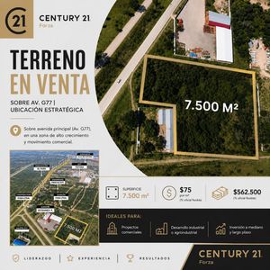 Terreno En Venta Sobre Av. G77 | Ubicación Estratégica