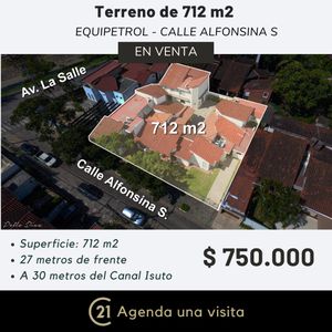 Terreno En Venta Zona Equipetrol, Calle Alfonsina S.