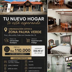 Casa En Venta  Urbanización Palma Verde 