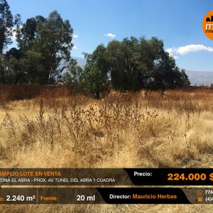 Amplio Lote De Terreno En Venta 1 Cuadra Avenida Túnel Del Abra