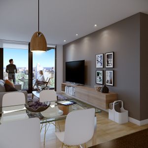 -apartamento De 1 Dormitorio, Balcón, Centro Sur.