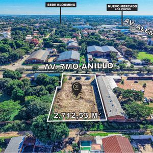 Terreno En Venta Zona Norte Sobre El 7 Mo Anillo 