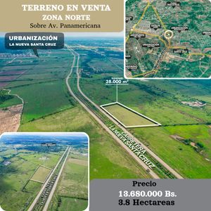 Terreno En Venta  Zona Norte - Carretera La Nueva Santa Cruz