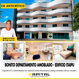 Departamento En Anticretico Y/o Alquiler Zona Equipetrol