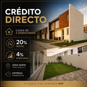 Casas A Credito Directo  Zona 7 Mo Anillo 