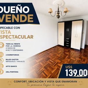 Dueño. 2dorm P10 Al Frente L.a.herrera. Listo Para Mudarse