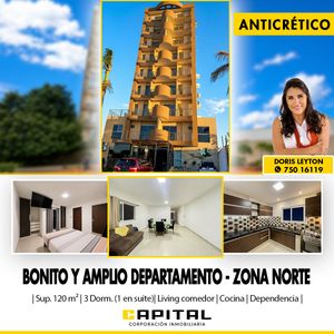 Departamento De 3 Dormitorios En Anticretico