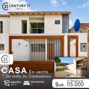 Casa En Venta Zona Nor Este 5to Anillo 