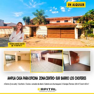 Casa En Alquiler Ideal Para Empresas – Zona Centro Sur