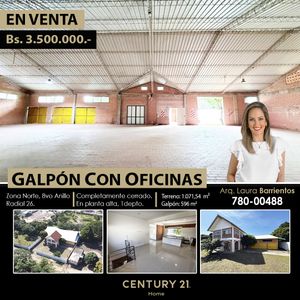Galpón Con Oficinas En Venta Zona Norte