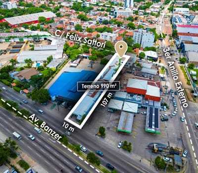 Terreno En Venta Sobre Avenida Banzer O Cristo Redentor