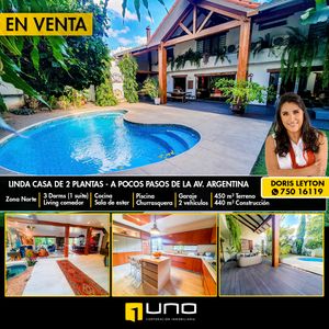 Hermosa Casa En Venta Zona Don Bosco
