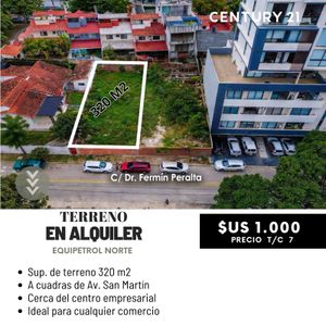 Terreno En Alquiler En Zona Equipetrol