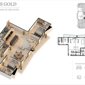 (pre-venta) Domus Gold Departamento 3 Dormitorio