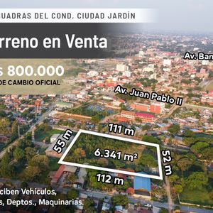 Hermoso Terreno En Venta Zona Norte 