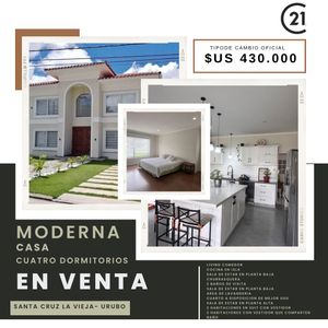 Casa En Venta De 4 Dormitorios En Cond. Santa Cruz La Vieja