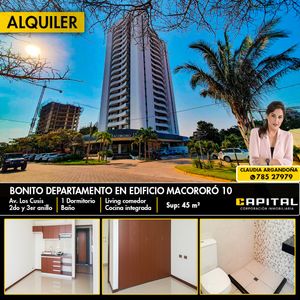 Alquilo Departamento De 1 Dormitorio Zonz Norte