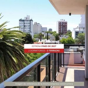 Venta De Apartamento De 2 Dormitorios Con Dos Terrazas En Buceo!