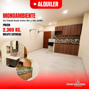 Monoambiente En Alquiler Av. Canal Isuto