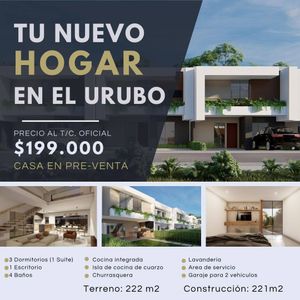 Con Financiamiento,moderna Casa En Preventa En Urubo